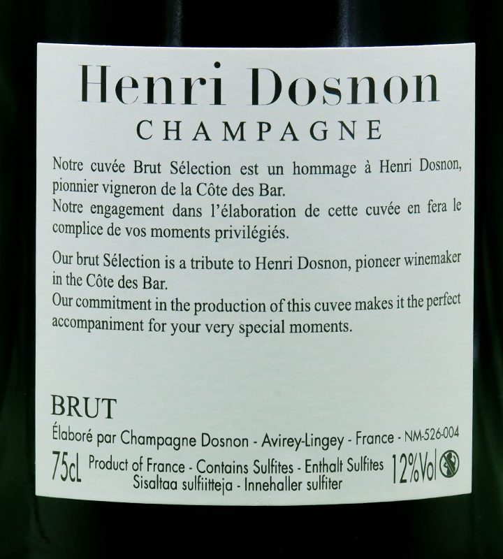 Champagne Henri Dosnon Brut Selection
