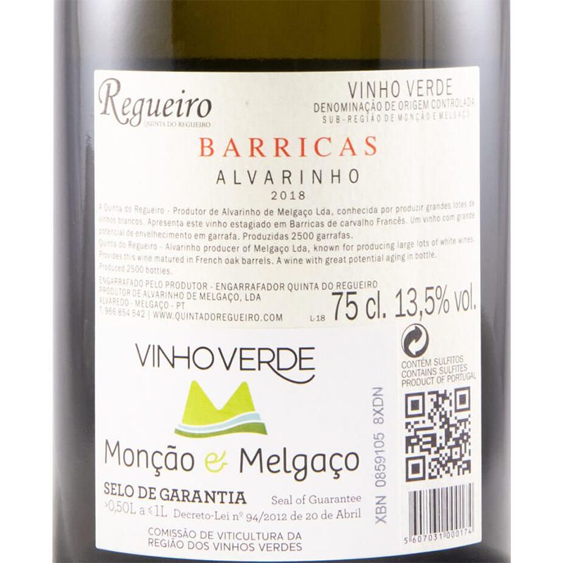 Regueiro Barricas Alvarinho - Image 2