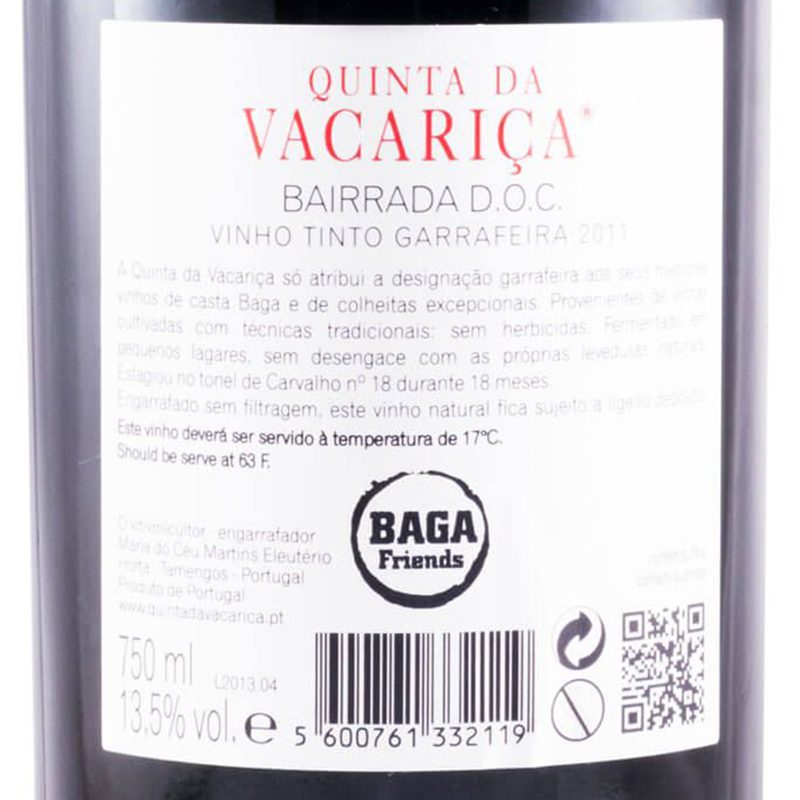 Quinta da Vacariça Garrafeira 2011 Tonel 18 - Image 2