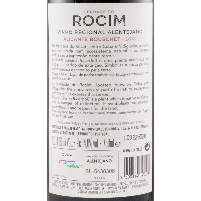 Herdade do Rocim Alicante Bouschet Tinto - Image 2