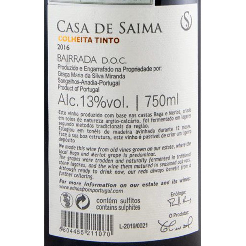 Casa de Saima Colheita Tinto - Image 2